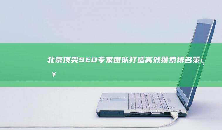 北京顶尖SEO专家团队：打造高效搜索排名策略